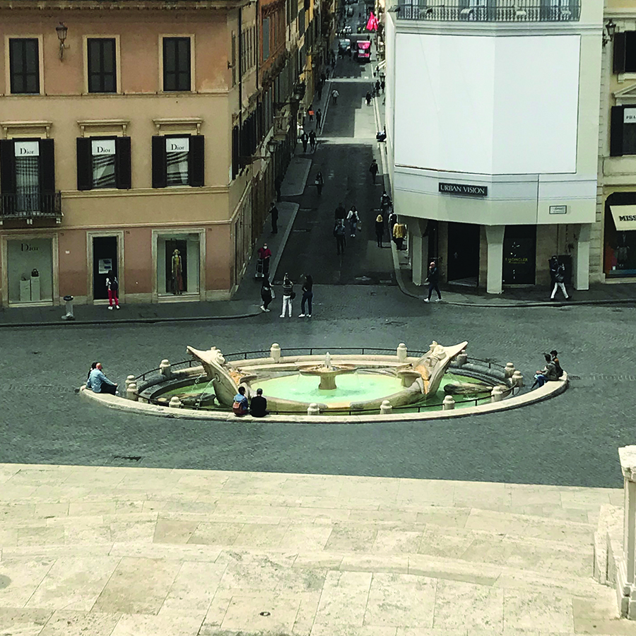 Barcaccia Fountain, Piazza di Spagna