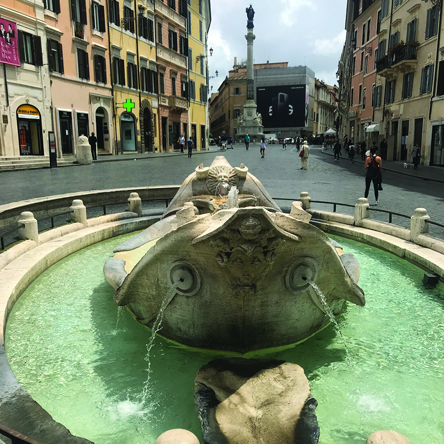 Barcaccia Fountain, Spanish Steps