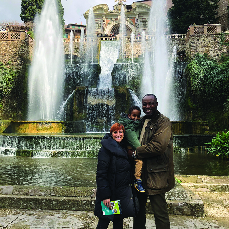 The Guiding Family in Villa d'Este